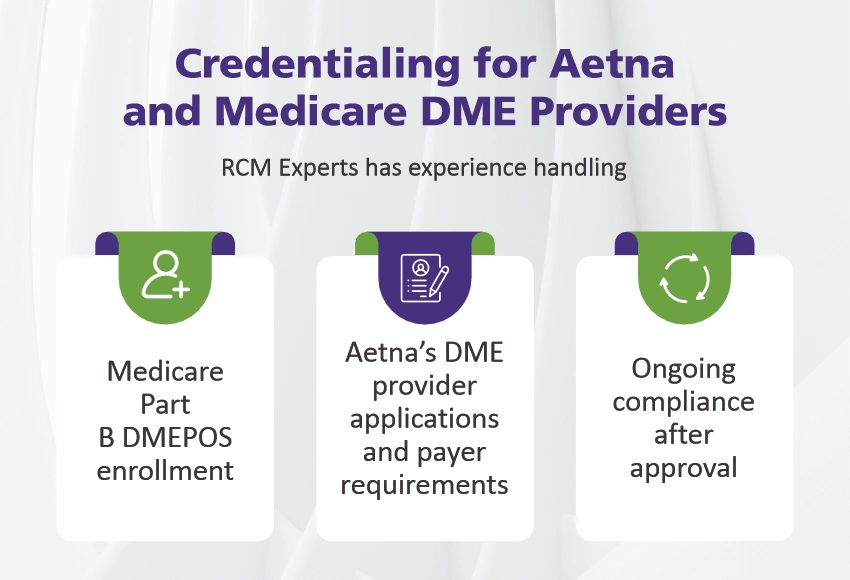 Credentialing for Aetna and Medicare DME Providers