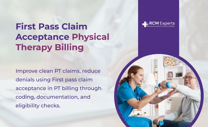 first pass acceptance rate in pt billing